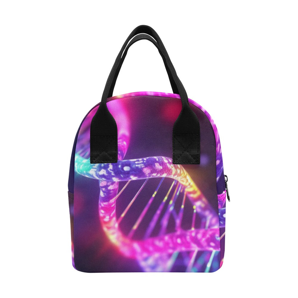 DNA Glow - Zipper Lunch Bag Zipper Lunch Bag Printed Offshore