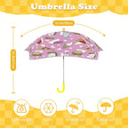 Fast Food Kids Safe Round Corner Umbrella Kids Safe Round Corner Umbrella Food Printed Offshore