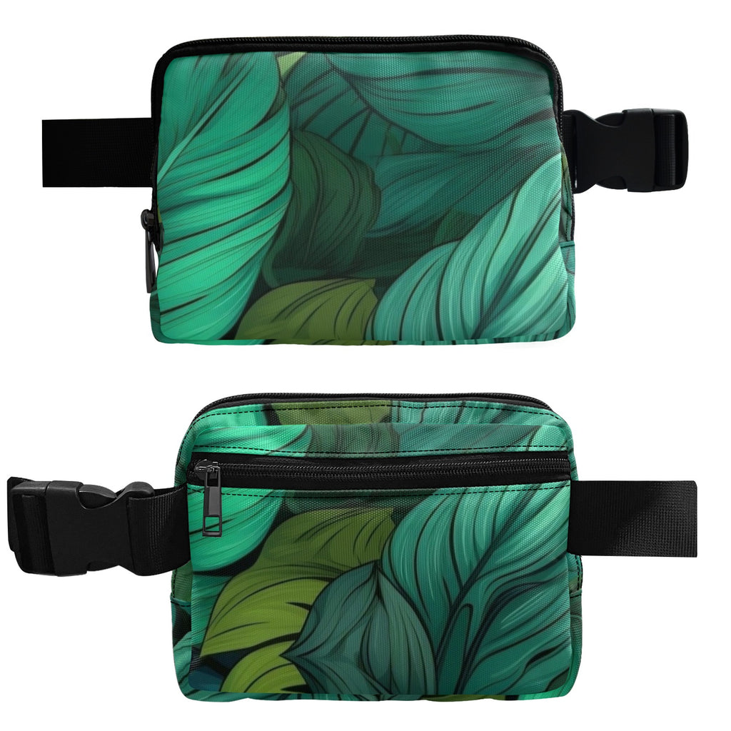Tropical Leaves - Belt Bag