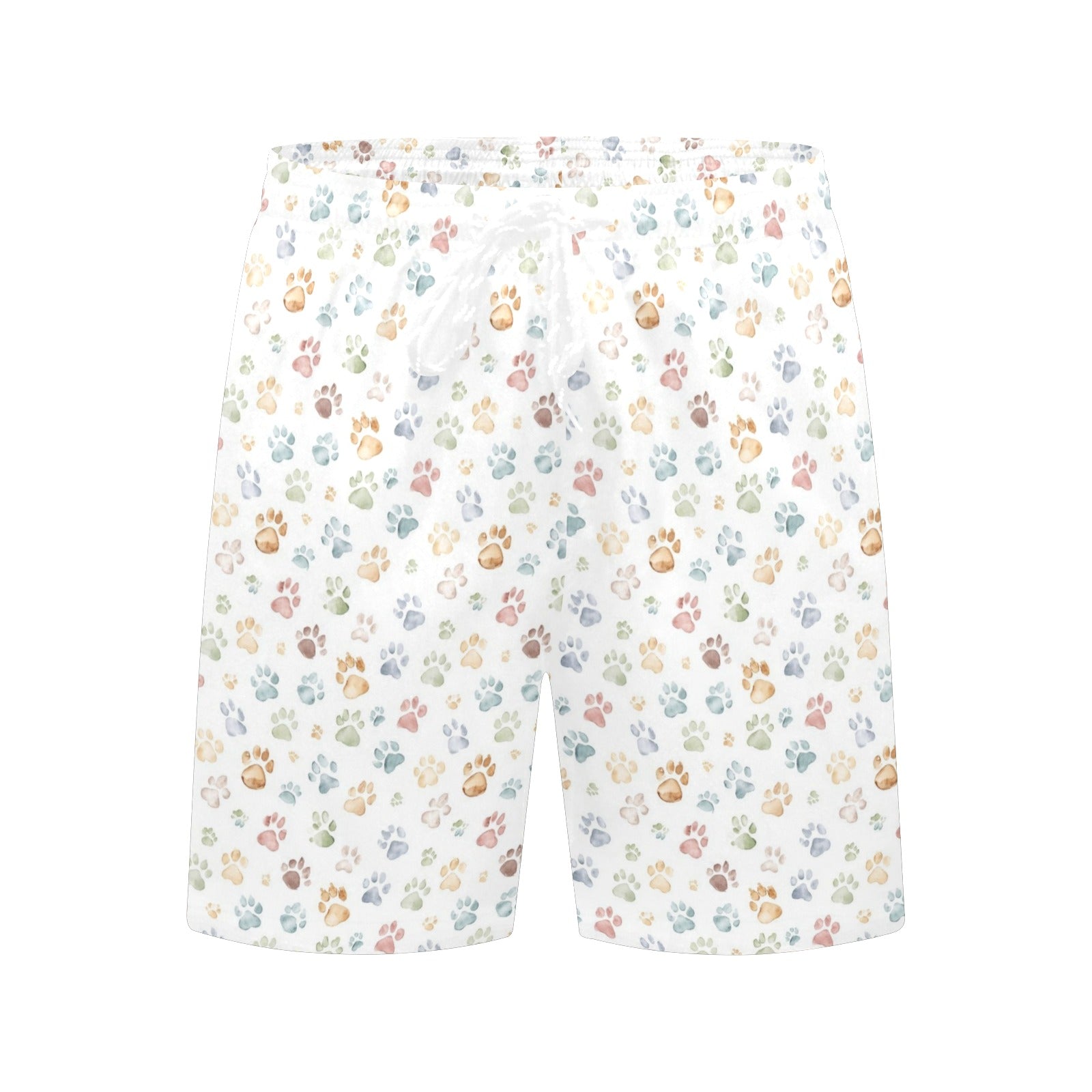 Paw Print Men's Mid-Length Beach Shorts Men's Mid-Length Beach Shorts animal Printed Offshore
