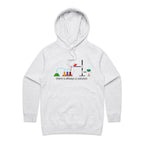 There Is Always A Solution, Science Lab Women's AS Colour Hoodie White Marle Womens Hoodie Printed In Australia Science