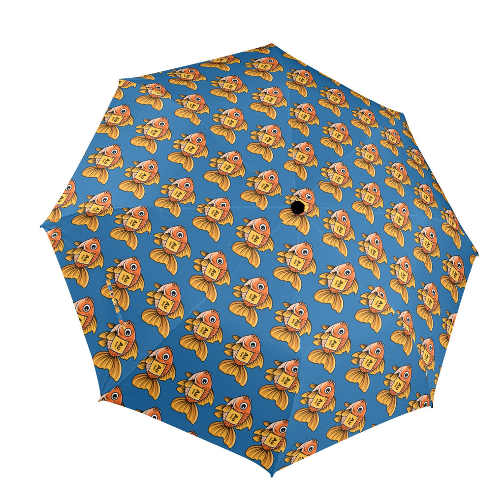 Gold Fish Periodic Table Umbrella