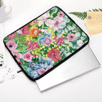 Bright Floaral Laptop Sleeve (Multiple Sizes) Laptop Sleeve Plants Printed Offshore