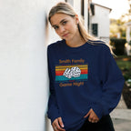 Personalised - Dice, Family Games Night - Classic Unisex Crewneck Sweatshirt | Gildan® 18000 Personalised Sweatshirt customise Games Globally Fulfilled personalise