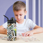 Travel Montage - Kids Water Bottle with Chug Lid (12 oz)