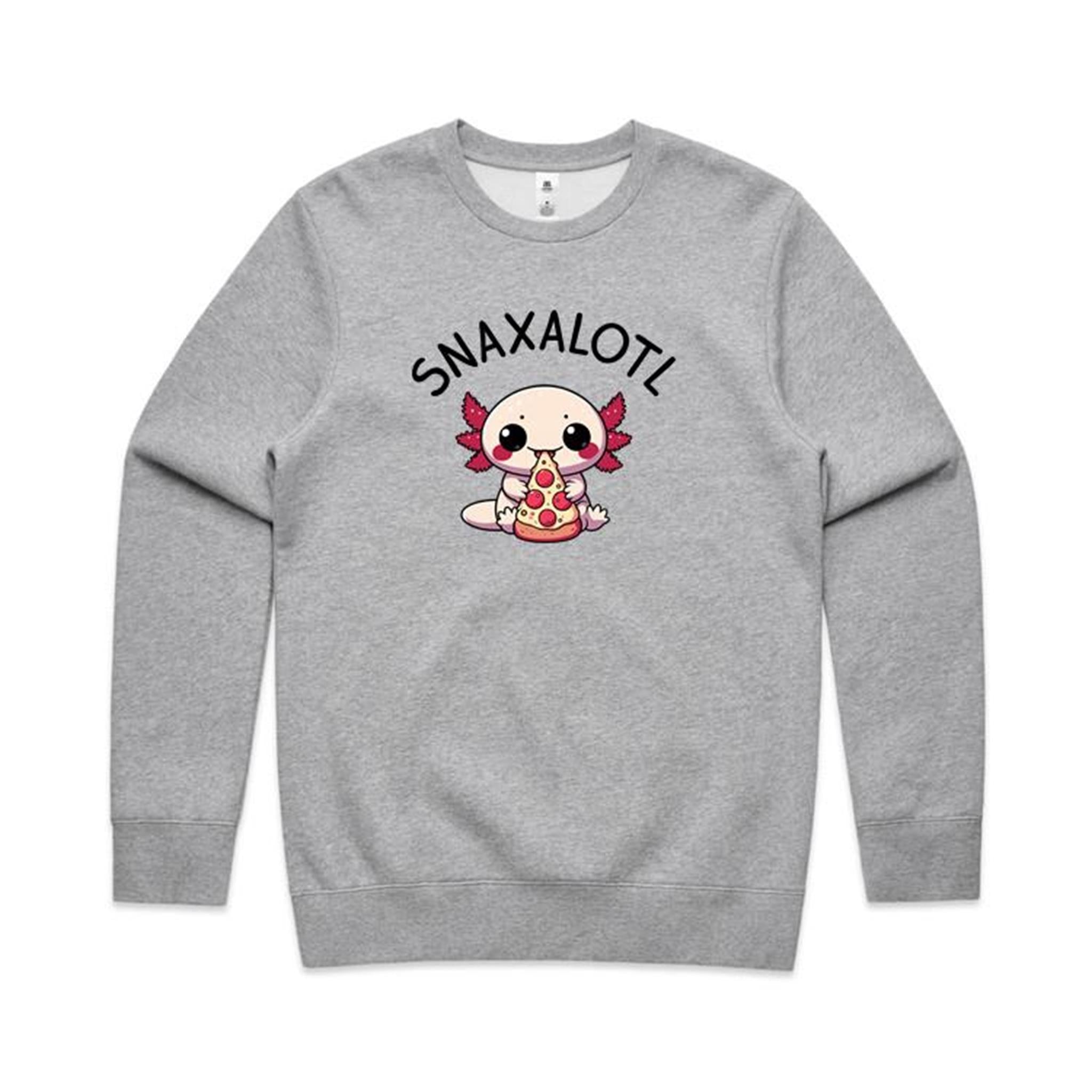 Snaxalotl, Axolotl Pizza - AS Colour Sweatshirt