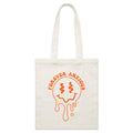Forever Anxious Parcel Canvas Tote Bag Default Title Small Tote Bag Printed In Australia