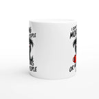 I Don't Like Morning People, Dog - White 11oz Ceramic Mug White 11oz Mug animal Globally Fulfilled