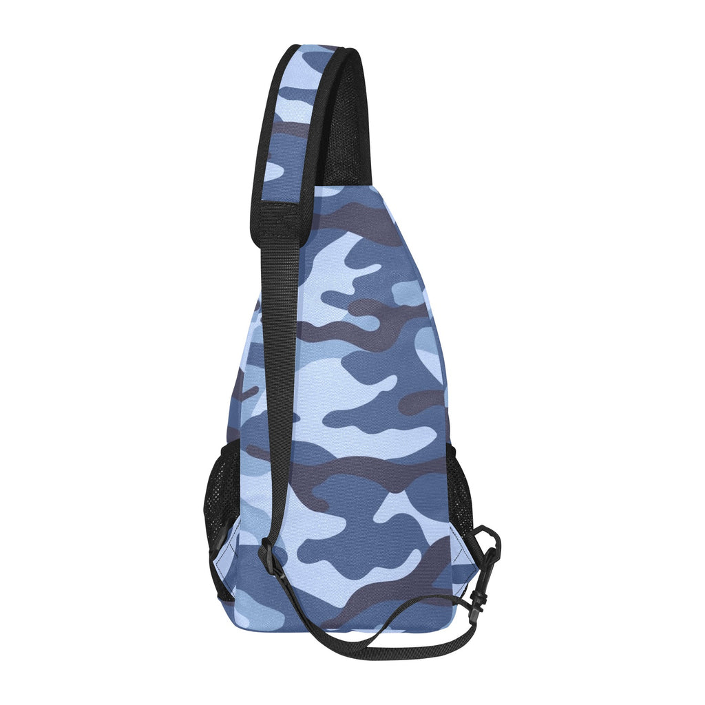 Blue Camouflage - Chest Bag