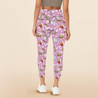 Fast Food - Women's High Waist Pockets Yoga Leggings