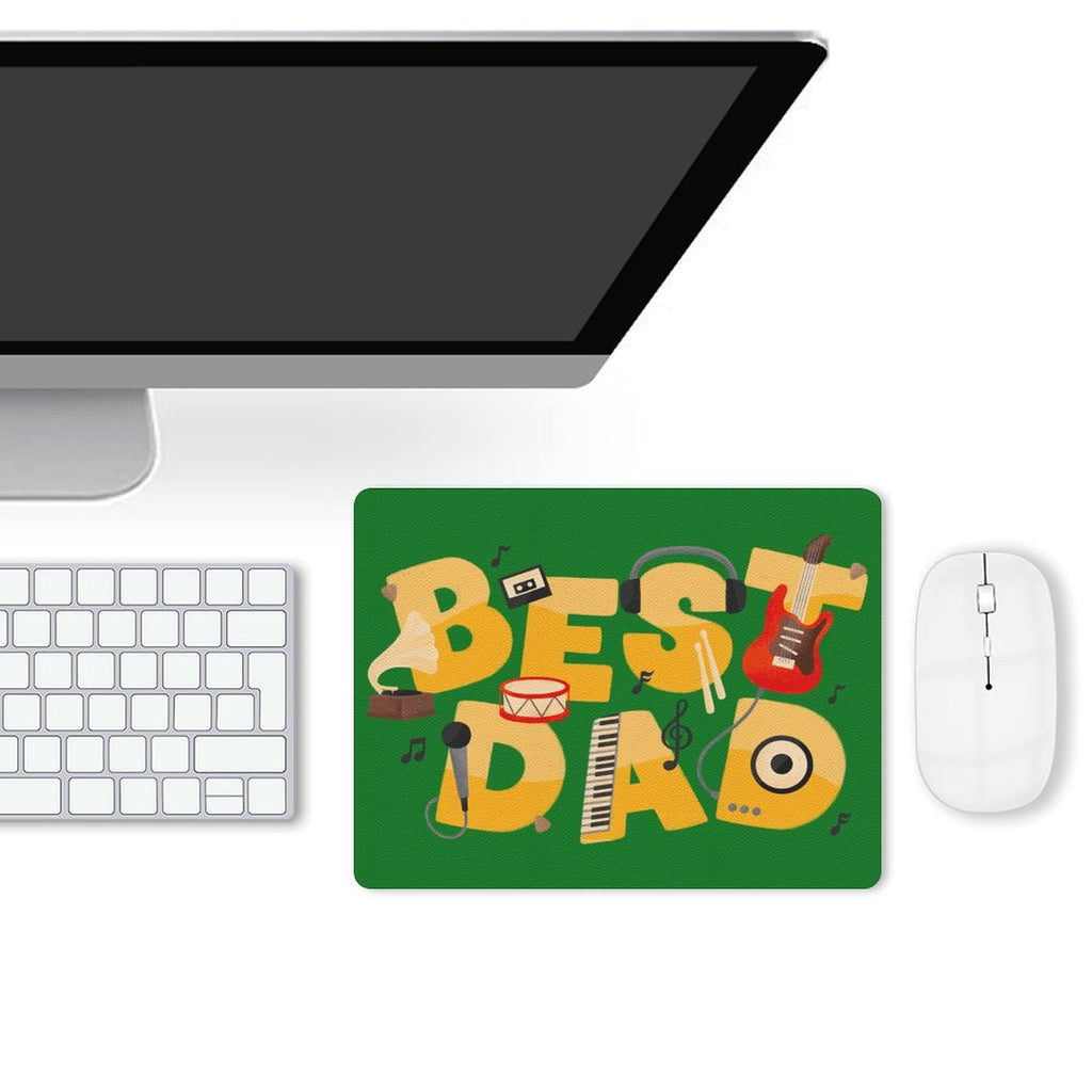 Best Dad Leather Mouse Pad Leather Mouse Pad Dad Printed Offshore