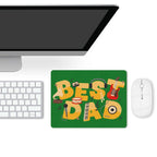 Best Dad Leather Mouse Pad Leather Mouse Pad Dad Printed Offshore