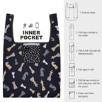 Chess Pattern - Collapsible Shopping Bag
