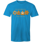 Gingerbread, It's The Sweetest Time Of The Year, Christmas - Mens T-Shirt Arctic Blue Mens Christmas T-shirt Christmas Printed In Australia