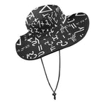 Mathematics Wide Brim Bucket Hat Wide Brim Bucket Hat Maths Printed Offshore
