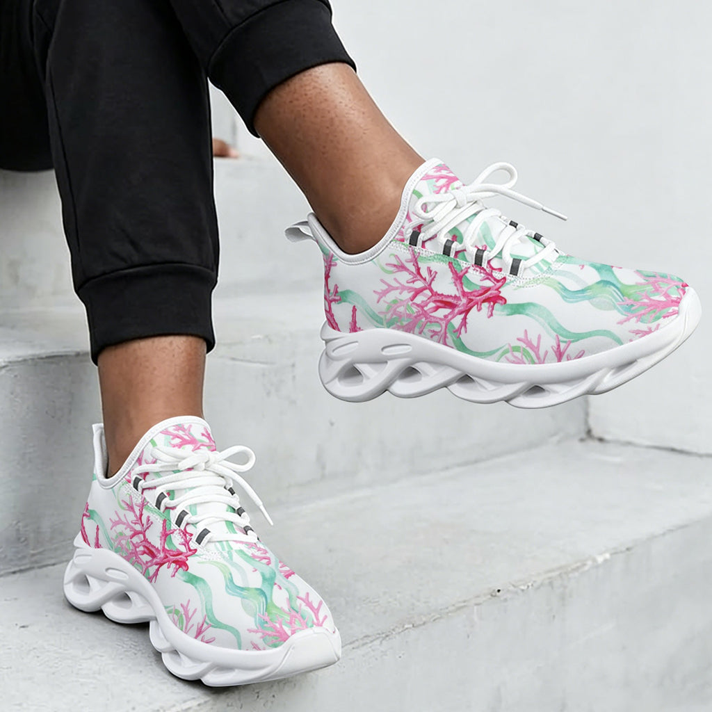 Pink Coral Women's Twisted Sole Sneakers