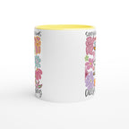 Sorry I'm Late, I Was Dilly Dallying - White 11oz Ceramic Mug with Colour Inside Colour 11oz Mug animal Globally Fulfilled