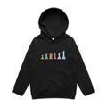 Chess Kid's AS Colour Hoodie Black Kids Hoodie Printed In Australia
