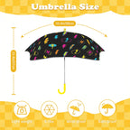 Fun Lightning Kids Safe Round Corner Umbrella Kids Safe Round Corner Umbrella comic Printed Offshore