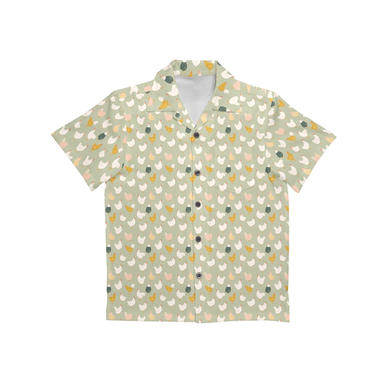 Chicken Life Junior Kids Hawaiian Shirt
