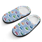 Colourful Cars Kids Cotton Slippers black Kids Cotton Slippers Printed Offshore