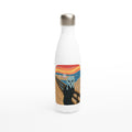 Alien Scream White 17oz Stainless Steel Water Bottle Default Title White Water Bottle Globally Fulfilled Sci Fi
