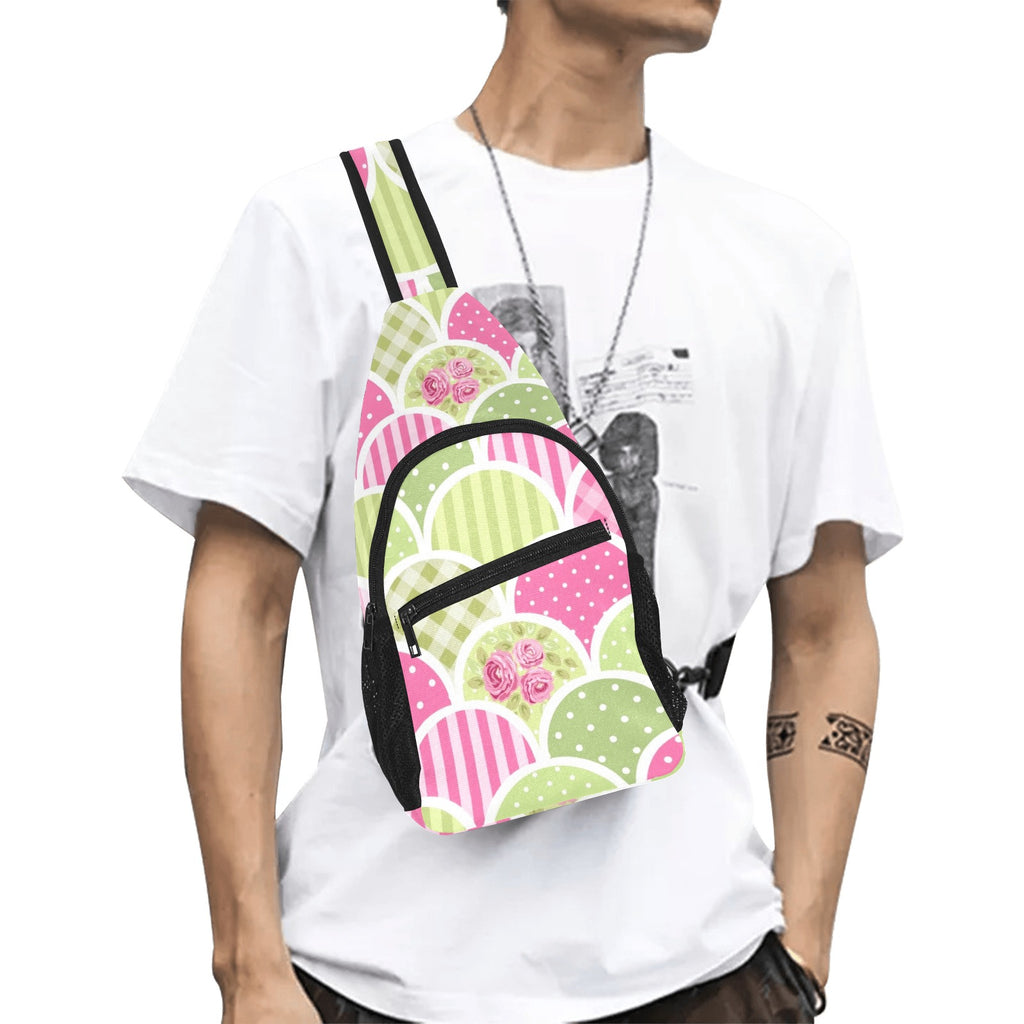 Floral Tabs - Chest Bag