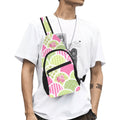 Floral Tabs Chest Bag One Size Cross Body Chest Bag Plants Printed Offshore