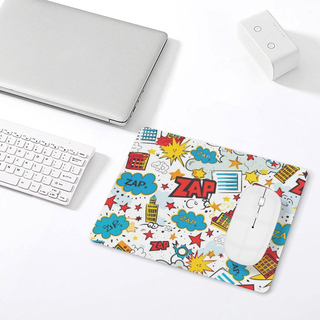 Comic Book Zap Leather Mouse Pad Leather Mouse Pad comic Printed Offshore