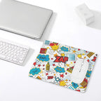 Comic Book Zap Leather Mouse Pad Leather Mouse Pad comic Printed Offshore