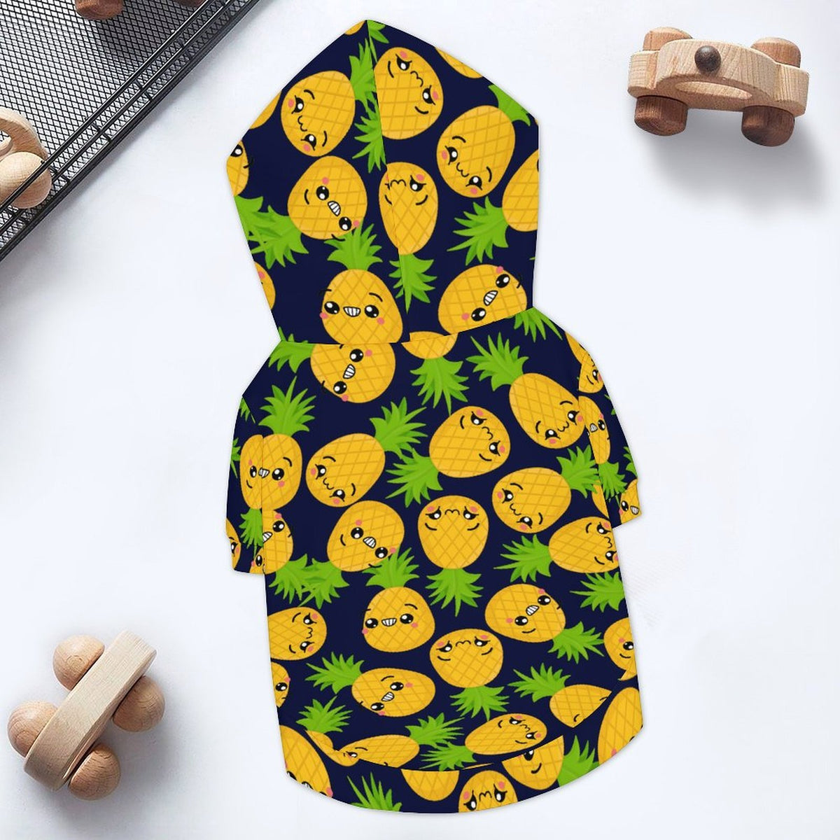 Cool Pineapples Pet Hoodie (Small Size)