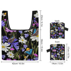Butterflies And Flowers - Collapsible Shopping Bag