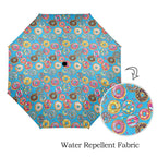 Doughnuts On Blue Umbrella Umbrella Food Printed Offshore