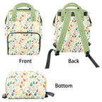 Autumn Leaves - Multi-Function Backpack, Nappy / Diaper Bag