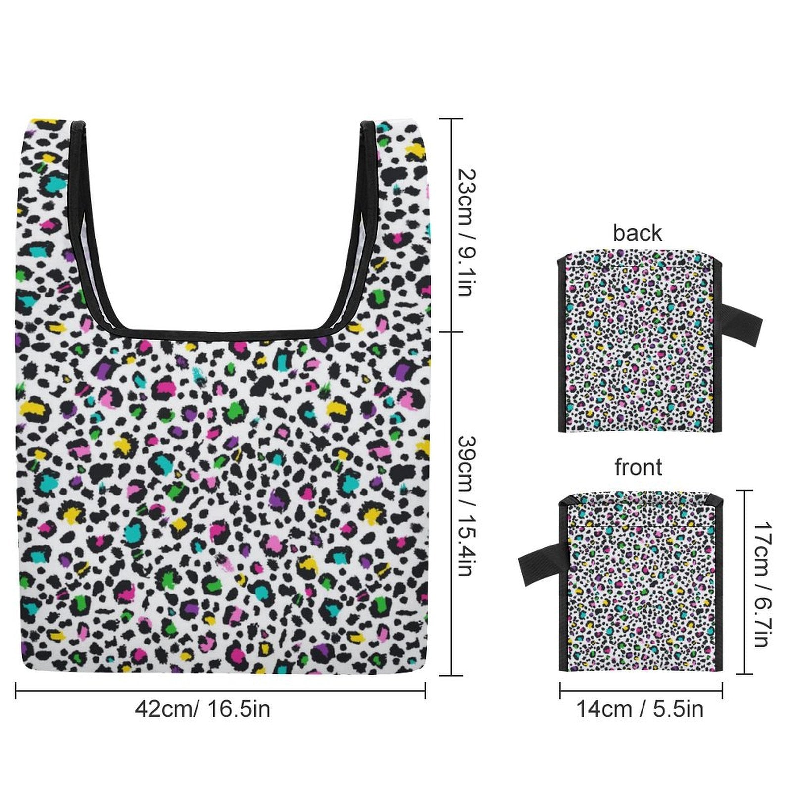 Animal Print In Colour - Collapsible Shopping Bag