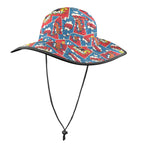Comic Book Pop Wide Brim Bucket Hat Wide Brim Bucket Hat comic Printed Offshore