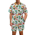 Surfing Safari Men's Hawaiian Shirt & Shorts Set
