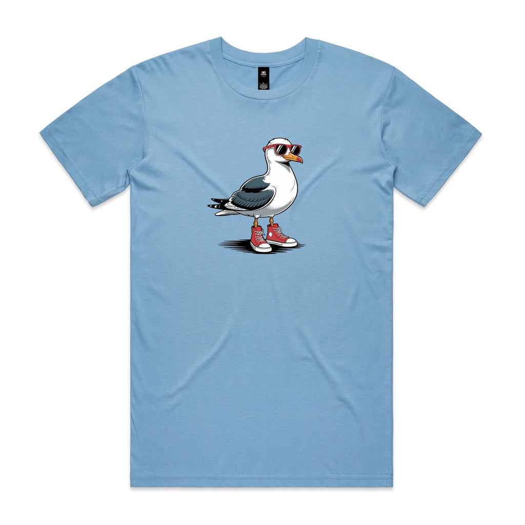 Seagull With Sunglasses And High Tops Men's AS Colour T-shirt