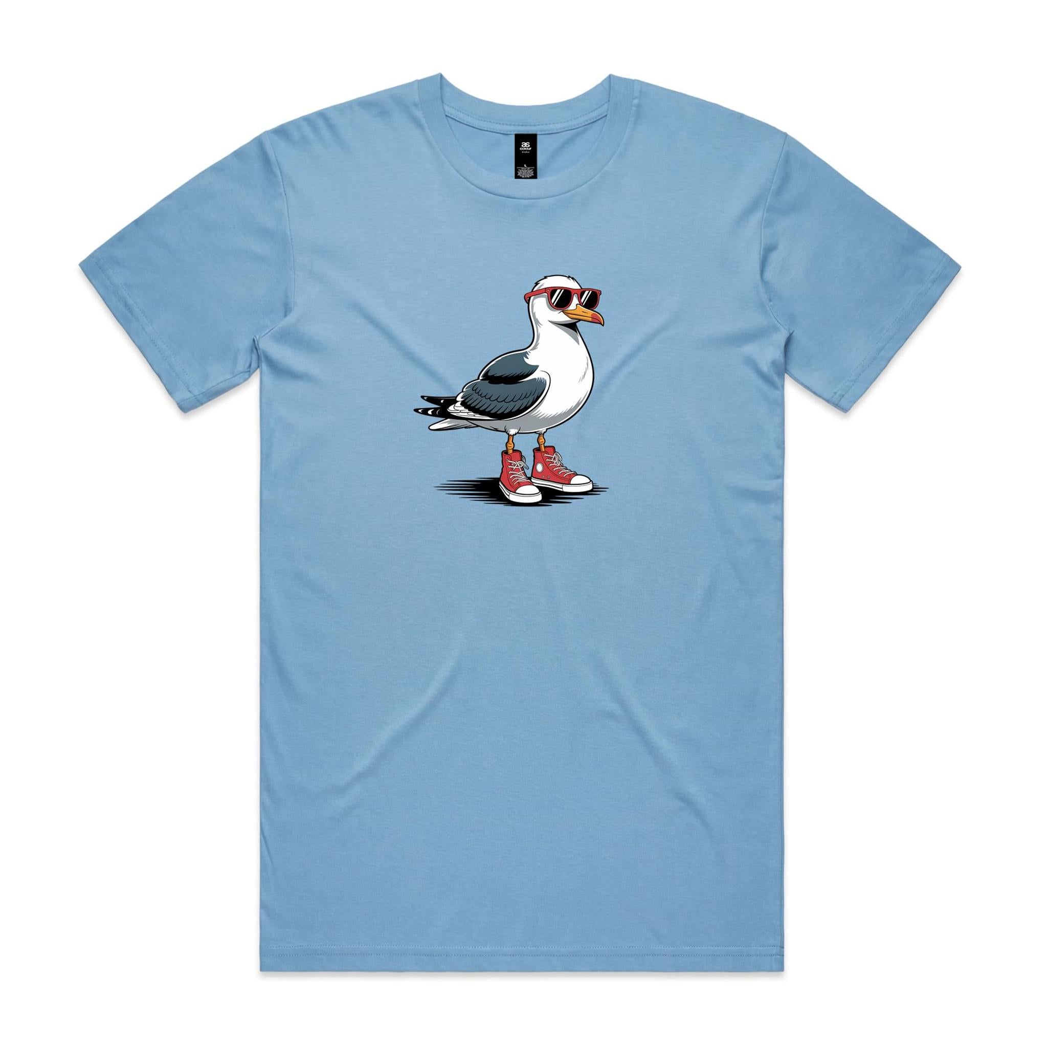 Seagull With Sunglasses And High Tops Men's AS Colour T-shirt