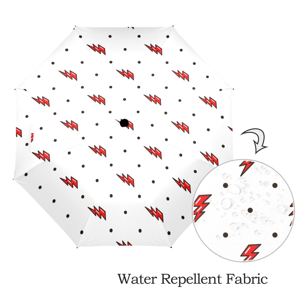 Red Lightning - Semi-Automatic Foldable Umbrella (Model U12) Semi-Automatic Foldable Umbrella (U12)