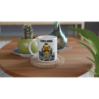 I Don't Know, I Just Work Here, Duck - White 11oz Ceramic Mug White 11oz Mug animal Globally Fulfilled Work