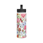 Australian Native Flowers Stainless Steel Water Bottle, Handle Lid Stainless Steel Water Bottle With Handle Lid Globally Fulfilled Plants