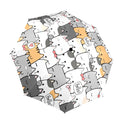 Cat Hello Umbrella One Size Umbrella animal Printed Offshore