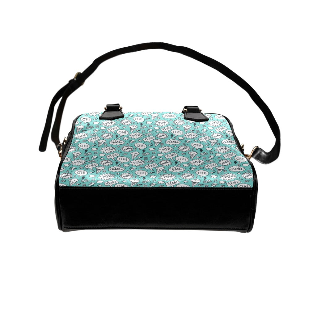 Comic Book Speech Bubbles - Shoulder Handbag (Model 1634) Shoulder Handbags (1634)