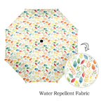 Autumn Leaves - Semi-Automatic Foldable Umbrella (Model U12) Semi-Automatic Foldable Umbrella (U12)