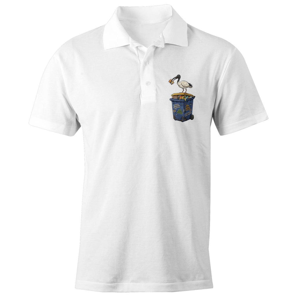 Bin Chicken Australian Ibis AS Colour Chad Polo Shirt