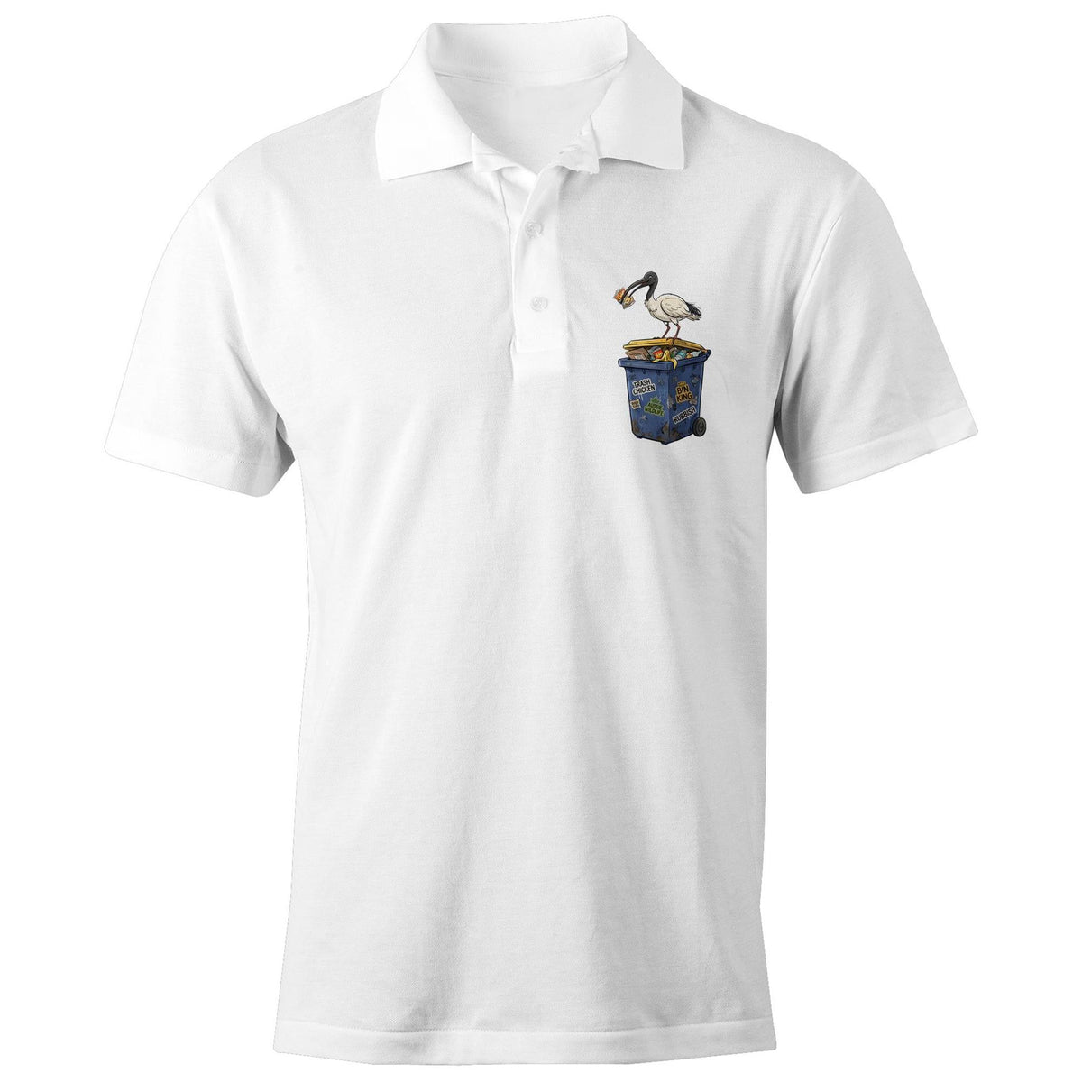 Bin Chicken Australian Ibis AS Colour Chad Polo Shirt