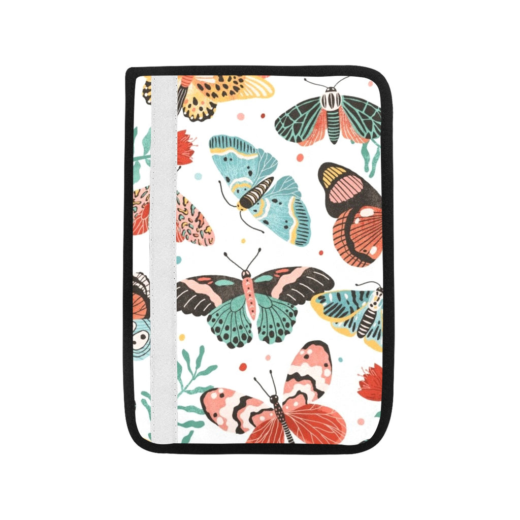 Pretty Moths And Butterflies Car Seat Belt Cover 7''x10'' (Pack of 2) Car Seat Belt Cover 7x10 (Pack of 2) animal Printed Offshore