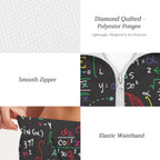 Colourful Maths Formulas Women's Windbreaker Short Set Women's Windbreaker Short Set Maths Printed Offshore