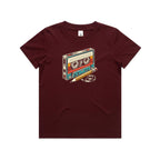 Cassette Tape And Pencil - Kids Youth Staple Tee